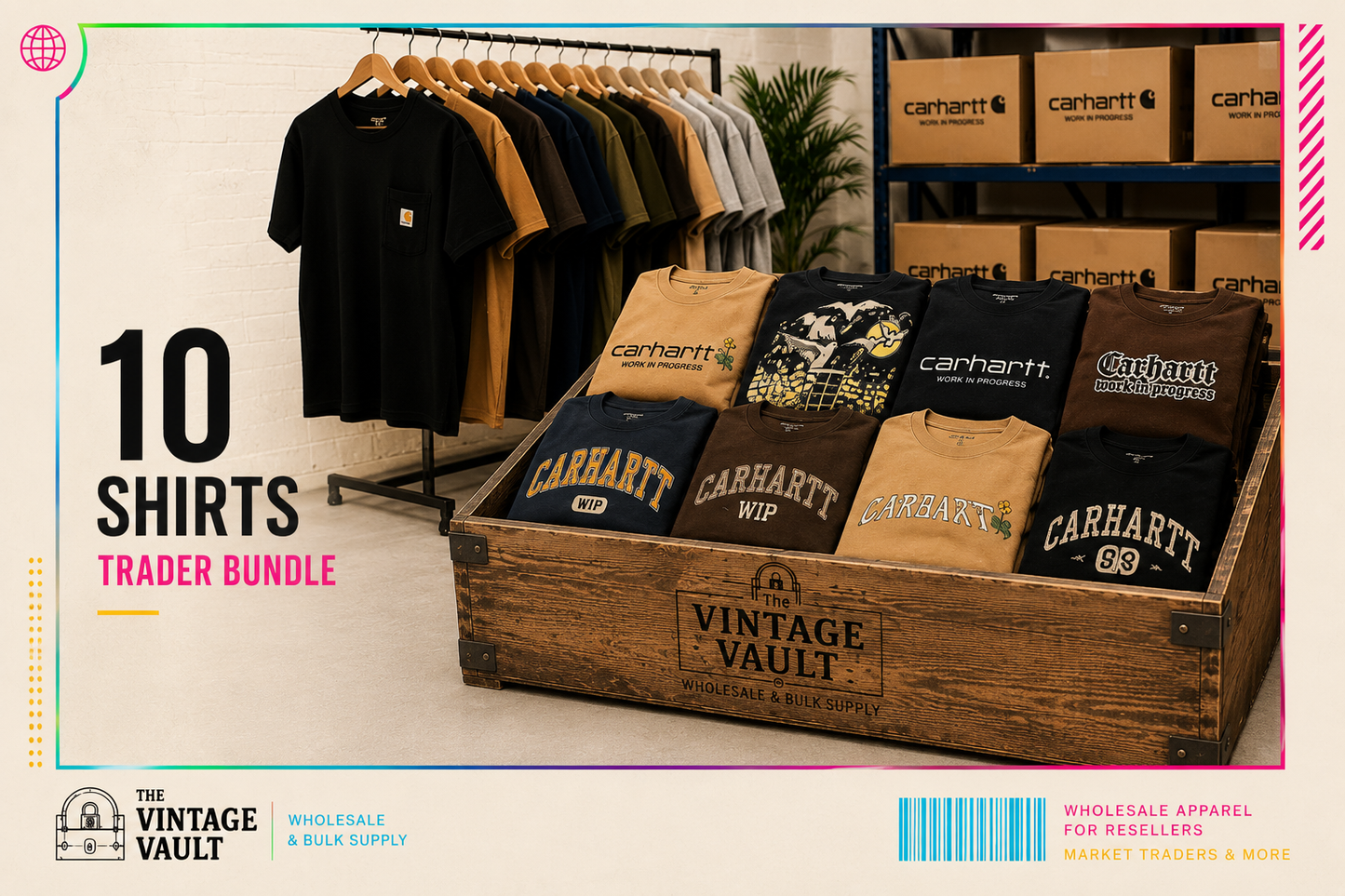 Brand New Carhartt T-Shirt Wholesale Bundles