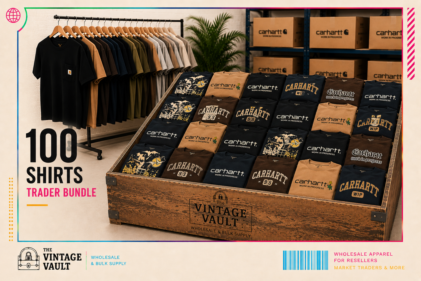 Brand New Carhartt T-Shirt Wholesale Bundles